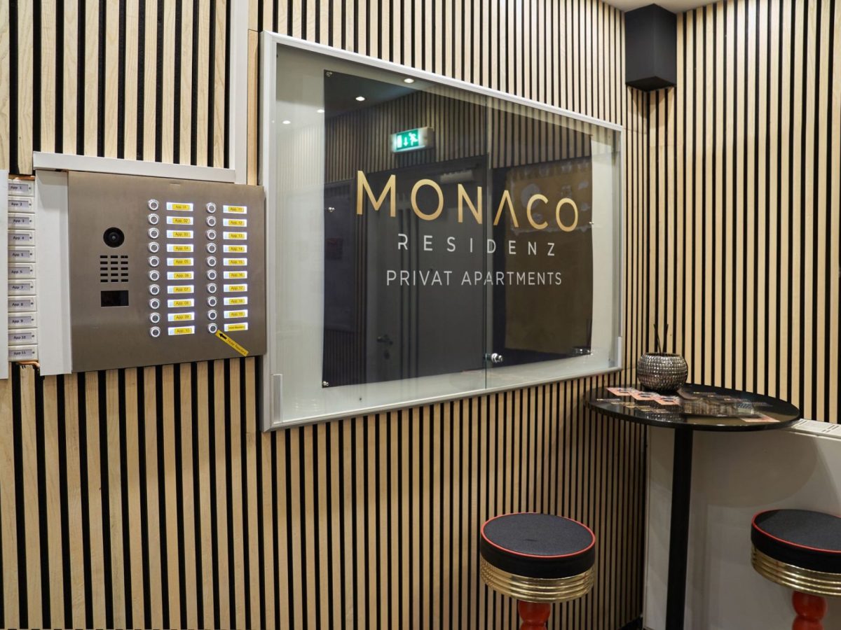 Eingangsbereich – Zimmer der Monaco Residenz München